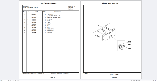 Grove Crane 1.8 Gb YB Series Collection Parts Document PDF 4