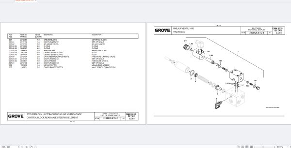 Grove Crane 17.1 Gb GMK Series Collection Parts Document PDF 2 1