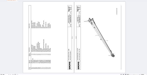Grove Crane 17.1 Gb GMK Series Collection Parts Document PDF 4 1
