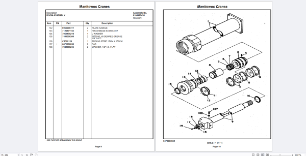 Grove Crane 447 Mb AT ATS Series Collection Parts Document PDF 1