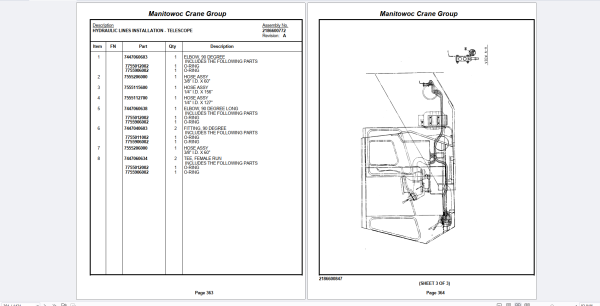 Grove Crane 7.82 Gb TM TMS TT TTS Series Collection Parts Document PDF 2