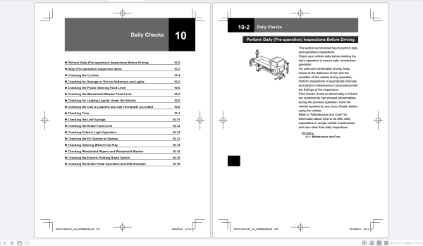 ISUZU Truck 3.16GB PDF 2004 2025 Operation Maintenance Documents 5