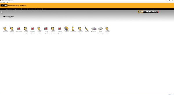 JCB ServiceMaster4 07.2024 V24.7.0 Diagnostic Tool 12
