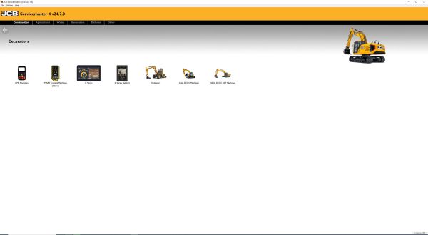 JCB ServiceMaster4 07.2024 V24.7.0 Diagnostic Tool 9