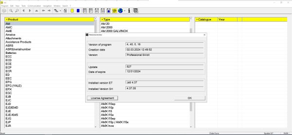 JUNGHEINRICH JETI ForkLift ET v4.37 Updated 527 08.2024 Spare Parts Catalog 1