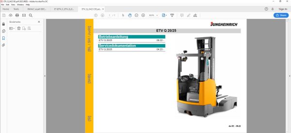 JUNGHEINRICH JETI SH v4.37.09 DE09 07.2024 Service Information 3