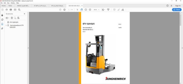 JUNGHEINRICH JETI SH v4.37.09 DE09 07.2024 Service Information 4