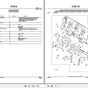 John Deere Backhoe Loader 410G Parts Catalog PC2756 2