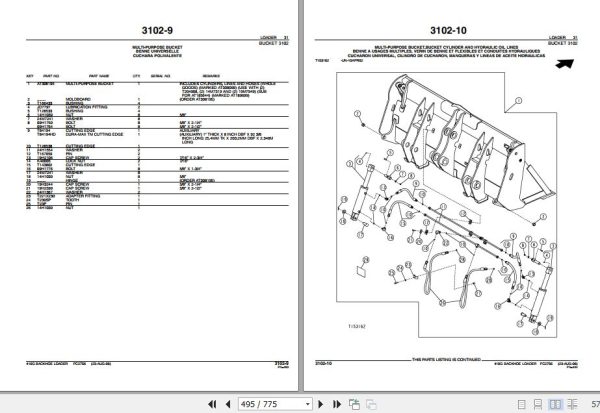 John Deere Backhoe Loader 410G Parts Catalog PC2756 2