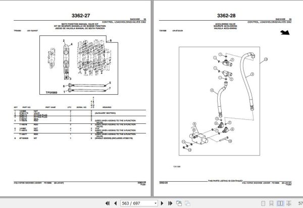 John Deere Backhoe Loader 410J 410TMC Parts Catalog PC10006 2