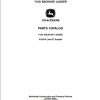 John Deere Backhoe Loader 710G Parts Catalog PC2819 1