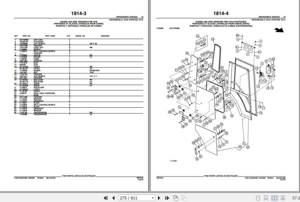 John Deere Backhoe Loader 710G Parts Catalog PC2819 2