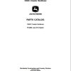 John Deere Crawler Bulldozer 1050C Parts Catalog PC2885 1