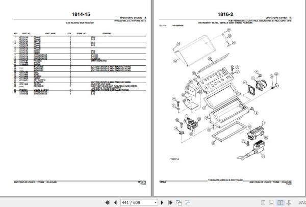 John Deere Crawler Dozer 655C Parts Catalog PC2886 2