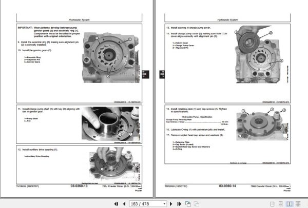 John Deere Crawler Dozer 700J Technical Repair Manual TM10269 2