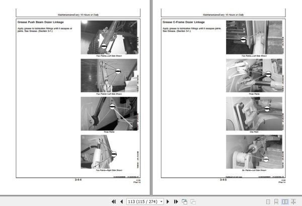 John Deere Crawler Dozer 750J 850J Operators Manual 2