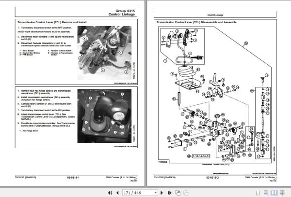 John Deere Crawler Dozer 750J Technical Repair Manual TM10295 2