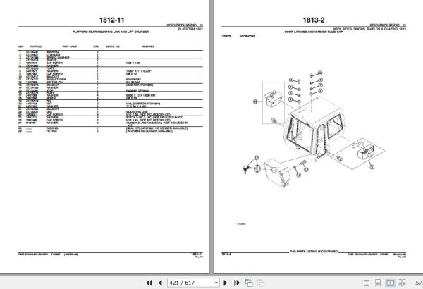 John Deere Crawler Dozer 755C Parts Catalog PC2887 2