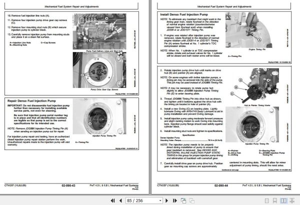 John Deere Diesel Engine Powertech 4.5L 6.8L Technical Manual CTM207 2