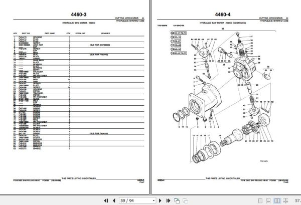 John Deere Disc Saw Felling Head FG18 Parts Catalog PC9235 2