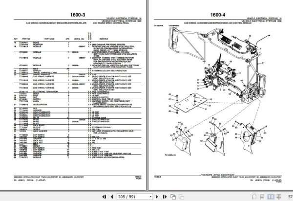 John Deere Dump Trucks 350D 400D 350ADT 400ADT Parts Catalog PC9106 2