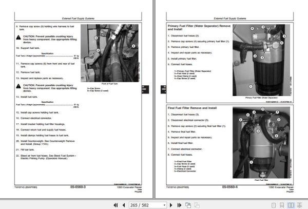 John Deere Excavator 135D Technical Repair Manual TM10743 2