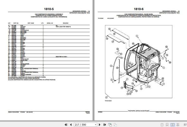 John Deere Excavator 225DLC Parts Catalog PC10016 2
