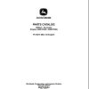 John Deere Excavator 350GLC Parts Catalog PC10219 1