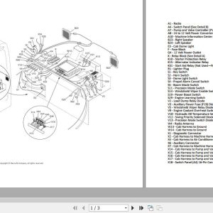 John Deere Excavator 450CLC Electrical Diagram 1
