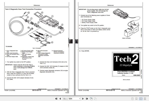 John Deere Excavator 450DLC Operation And Test Manual TM2361 2