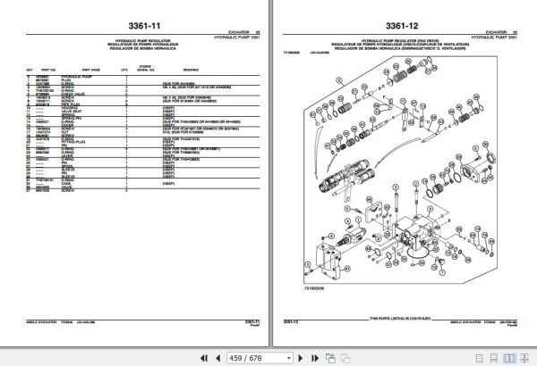 John Deere Excavator 450DLC Parts Catalog PC9546 2