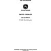John Deere Excavator 60D Parts Catalog PC10091 1