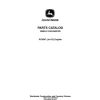 John Deere Excavator 650DLC Parts Catalog PC9547 1