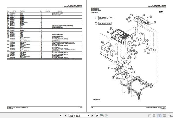 John Deere Excavator 650DLC Parts Catalog PC9547 2