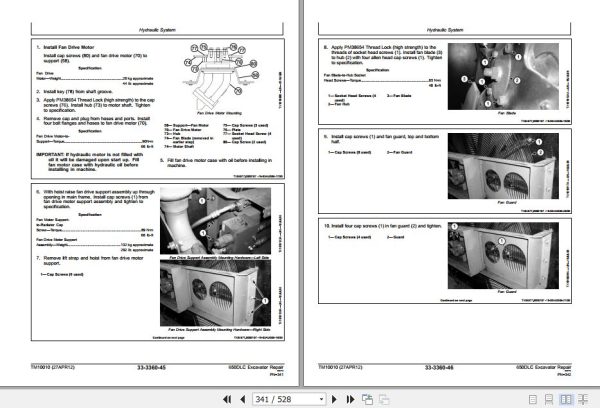 John Deere Excavator 650DLC Technical Repair Manual TM10010 2