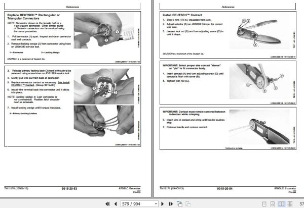 John Deere Excavator 870GLC Operation And Test Manual TM12176 2