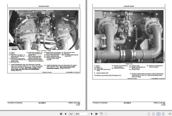 John Deere Excavator 870GLC Technical Repair Manual TM13343X19 2
