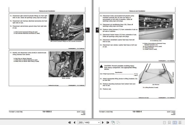 John Deere Loader 524K Technical Repair Manual TM10687 2