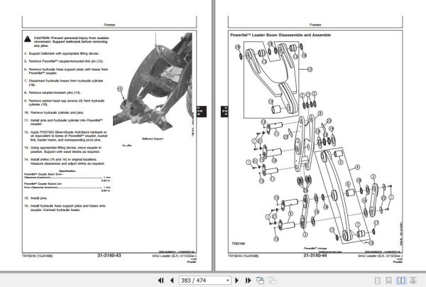 John Deere Loader 644J Technical Repair Manual TM10246 2