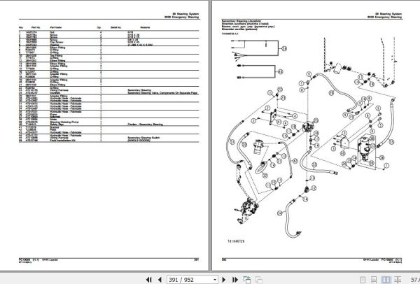 John Deere Loader 644K Parts Catalog PC10060 2