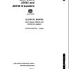 John Deere Loader JD544 JD544 A Technical Manual TM1002 1