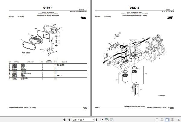 John Deere Motor Grader 770D 772D Parts Catalog PC9449 2
