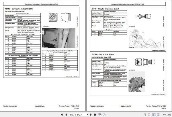 John Deere Premium Tractors 7130 to 7530 Diagnostic Technical Manual TM400019 1