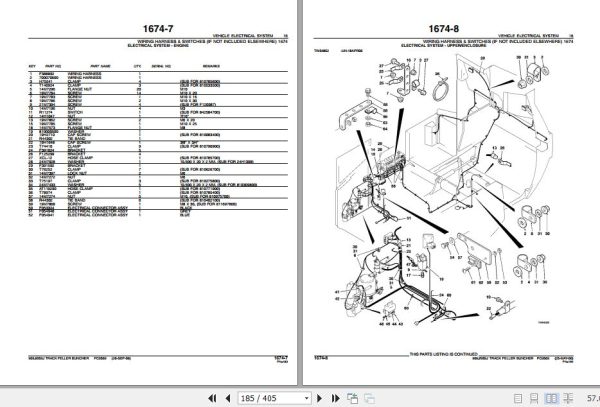 John Deere Track Feller Buncher 909J 959J Parts Catalog PC9569 2