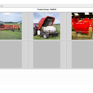 Kverneland TAARUP Agricultural Electronic Parts List 1