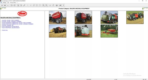 Kverneland VIKON Agricultural Electronic Parts List 2020 2 1