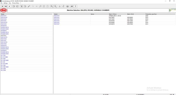 Kverneland VIKON Agricultural Electronic Parts List 2020 3 1