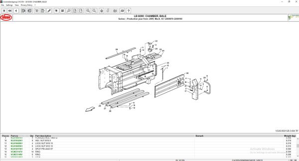 Kverneland VIKON Agricultural Electronic Parts List 2020 6