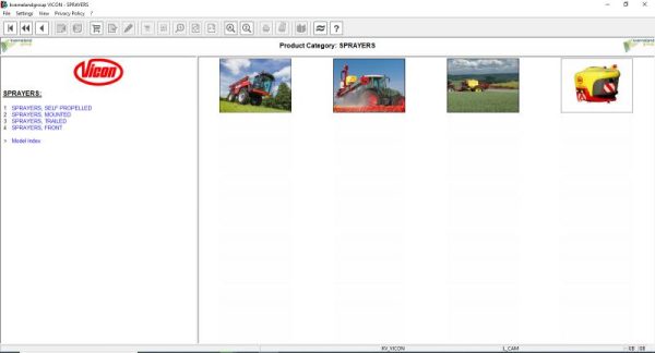 Kverneland Vikon Agricultural Electronic Parts List 2020 2