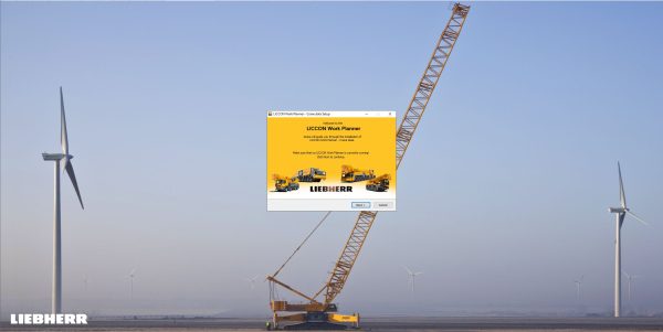 Liebherr Crane LICCON Universal Work Planner V6.23 LR 12500 1.0 Ton 2024 Data
